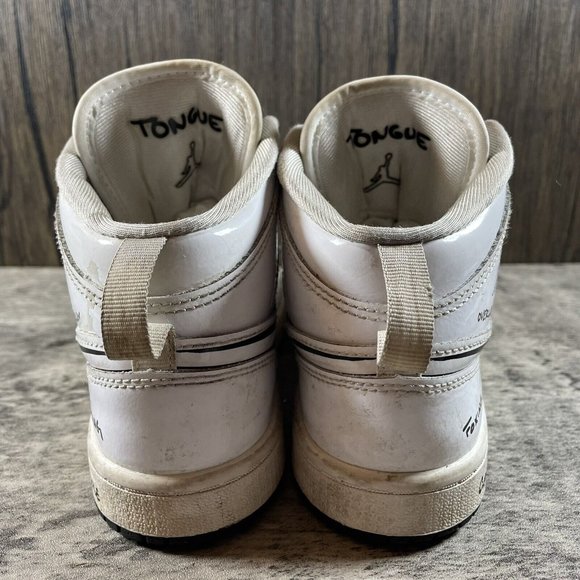 Air Jordan 1 Mid Schematic Size 1.5Y (GS) DQ1866-100 - Picture 6 of 8